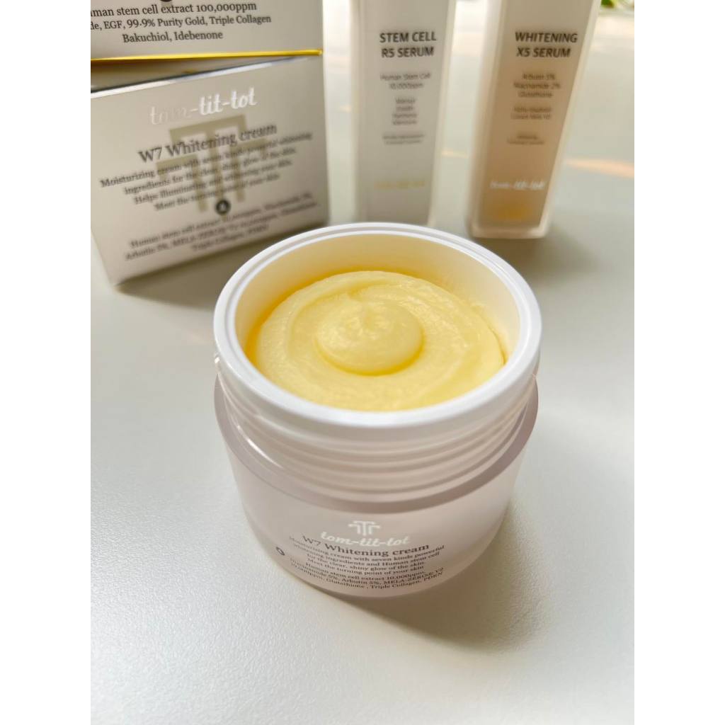 Kem Dưỡng Trắng Da Loại Nám Arbutin W7 Whitening Cream - JK Auth Cosmetics