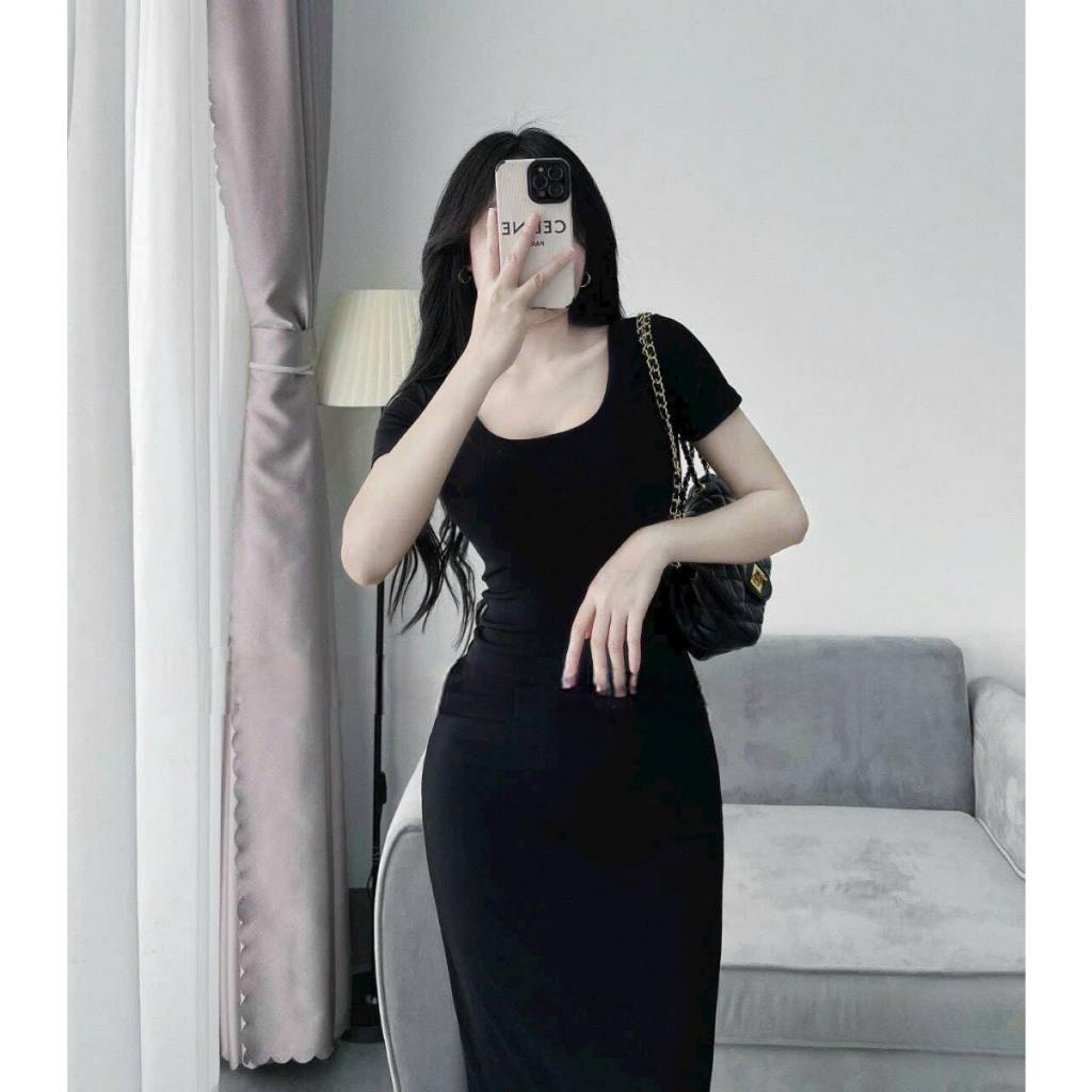 ĐẦM BO TAY DÀI CỔ TIM