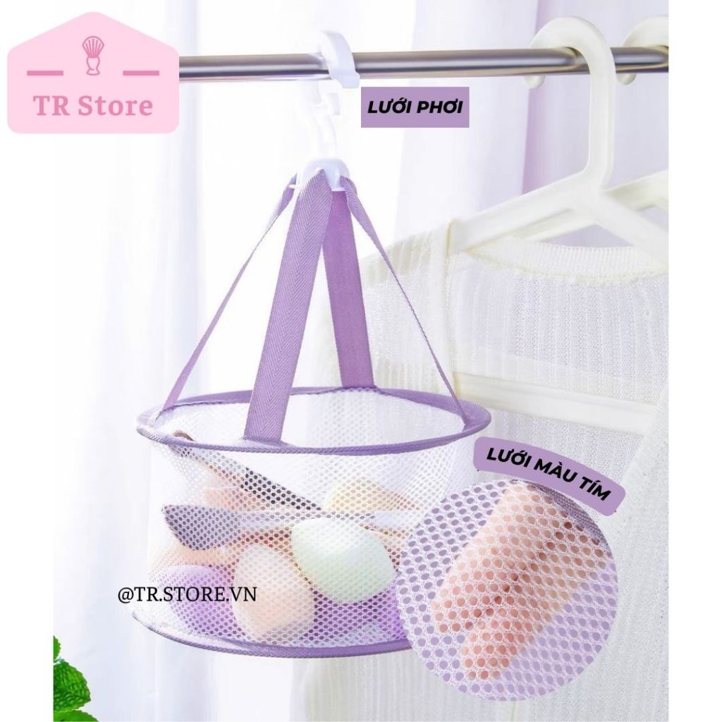 Lưới phơi khô sau vệ sinh cọ và mút trang điểm