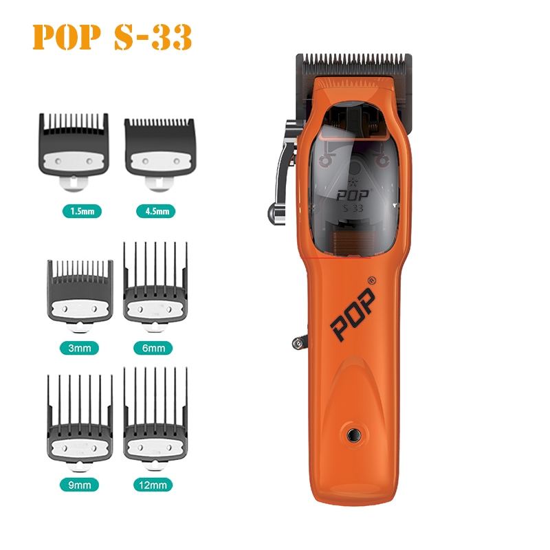 Tông đơ cắt tóc chuyên nghiệp POP S-33 công suất 10w