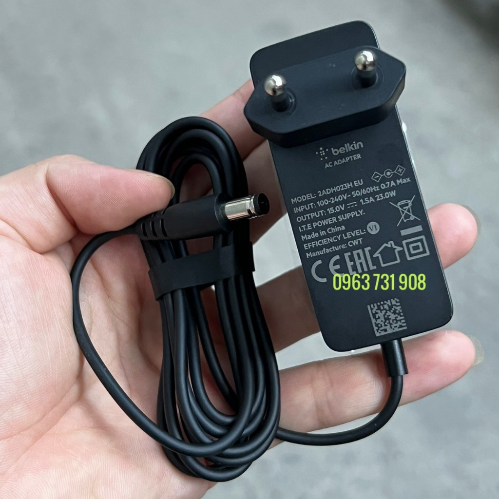 Adapter nguồn 15V 1.5A Belkin chính hãng bảo hành 12 tháng