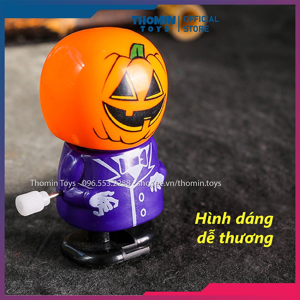 Đồ Chơi Halloween vặn cót Zombie nhiều mẫu cho trẻ em, đồ chơi vặn dây cót trang trí halloween