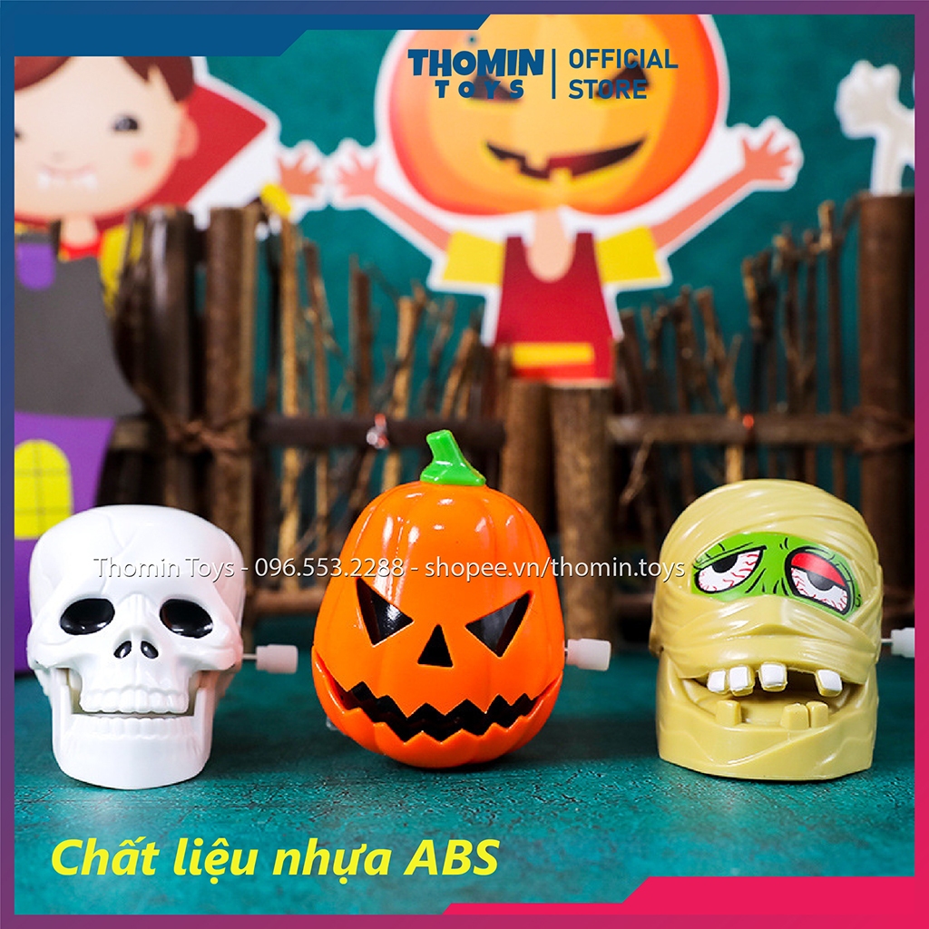 Đồ Chơi Halloween vặn cót Zombie nhiều mẫu cho trẻ em, đồ chơi vặn dây cót trang trí halloween