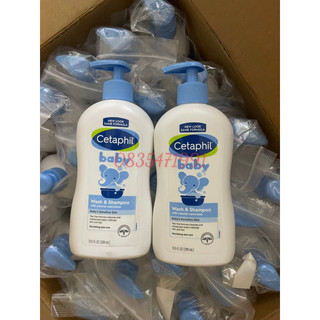 Sữa tắm gội toàn thân cetaphil baby wash & shampoo 399ml kèm bill