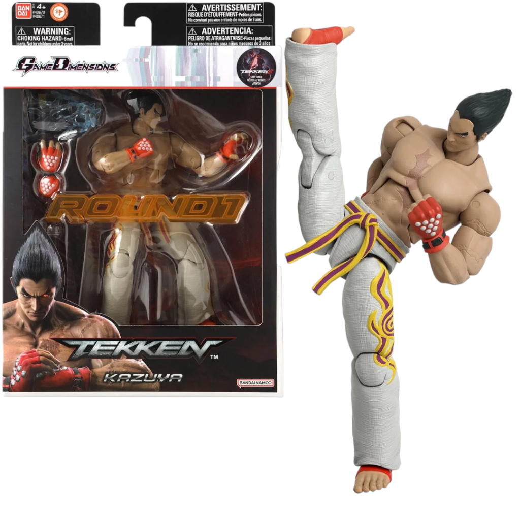 Mô hình nhân vật Tekken Kazuya Mishima Game Dimensions Chính Hãng Bandai