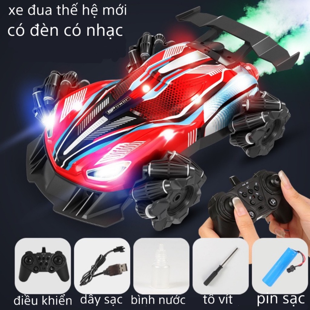 XE Đua F1 Thế Hệ Mới chức năng phun sương kép có Nhạc đèn