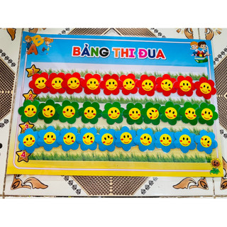 Bảng hoa thi đua khổ a3