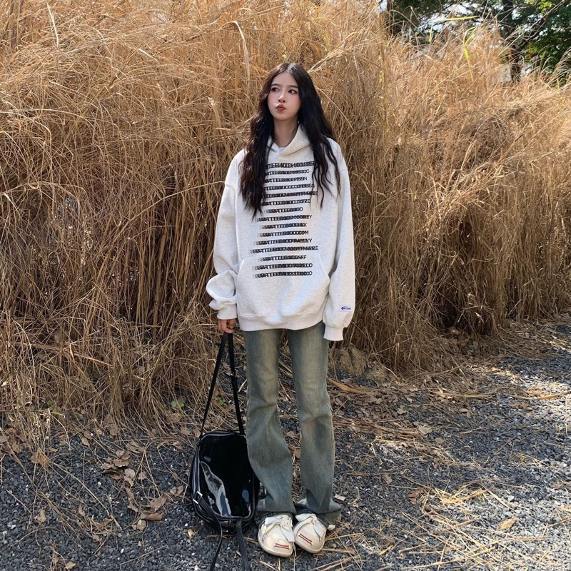 Áo hoodie classic in chữ form rộng chất nỉ ngoại cotton dày,lớp nhung cừu bên trong oversize STRESSOUT