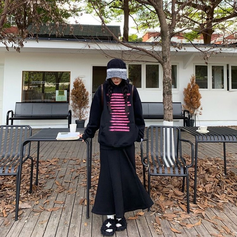 Áo hoodie classic in chữ form rộng chất nỉ ngoại cotton dày,lớp nhung cừu bên trong oversize STRESSOUT