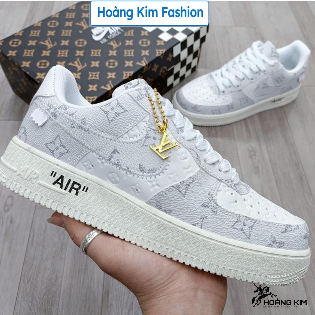 Giày_AF1 LV Trắng, Đen, Nâu Giày AF1 LV Bản Đẹp Hot Trend Full Box Bill Hotrell | BigBuy360 - bigbuy360.vn