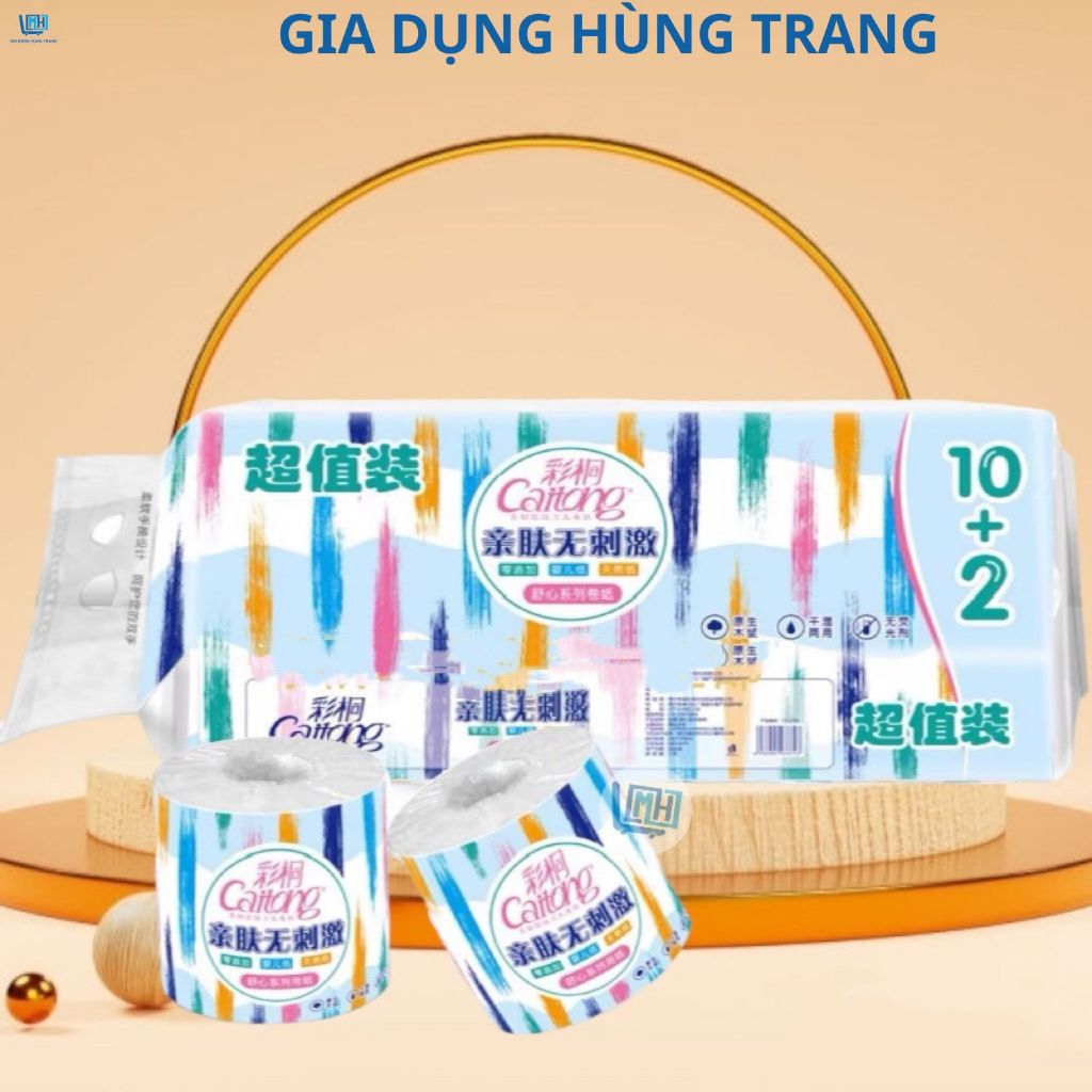 Giấy Vệ Sinh Sắc Màu Caitong Nội địa trung