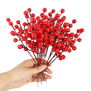 Chùm quả cherry, cành cherry trang trí noel lễ tết