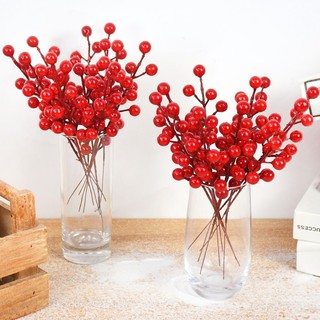 Chùm quả cherry, cành cherry trang trí noel lễ tết