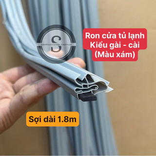 Ron tủ lạnh gài luồn sẵn nam châm hít - ron gài xám