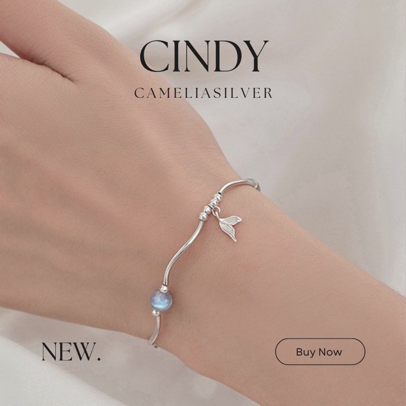 Lắc tay bạc Cindy