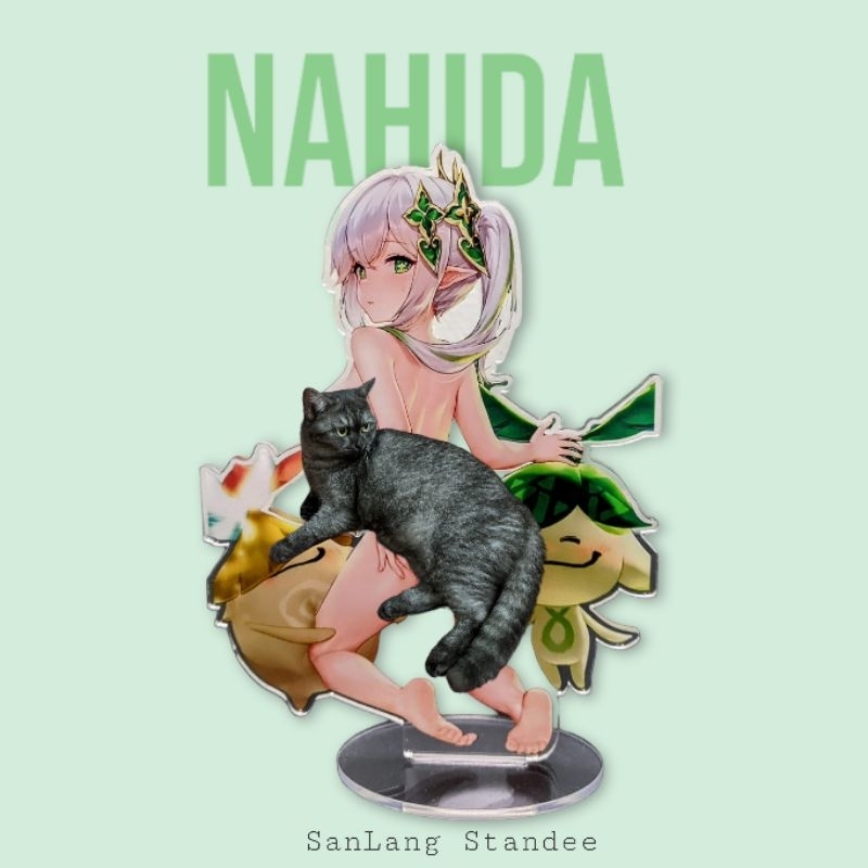 Nahida ver 2. Mô hình Genshin Impact, Standee Genshin Impact. Mô hình nahida, standee Nahida.