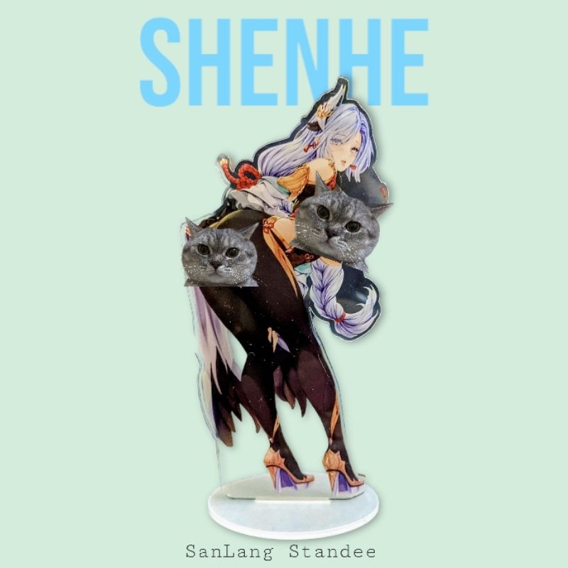 Shenhe Genshin Impact, Mô hình Genshin Impact, standee shenhe. Mô hình nhân vật.
