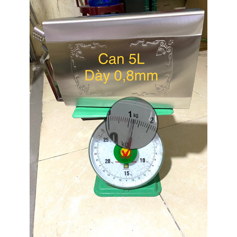Bình tông 5,4Lít đựng nước  kiểu dáng Can tặng có túi như hình,hàng dày 0,8mm