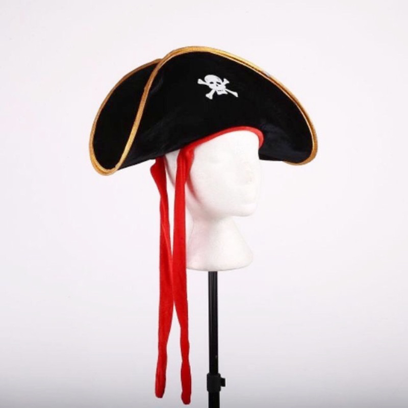 Mũ hải tặc - Mũ cướp biển hoá trang vải nhung dáng tròn hoặc dáng thuyền