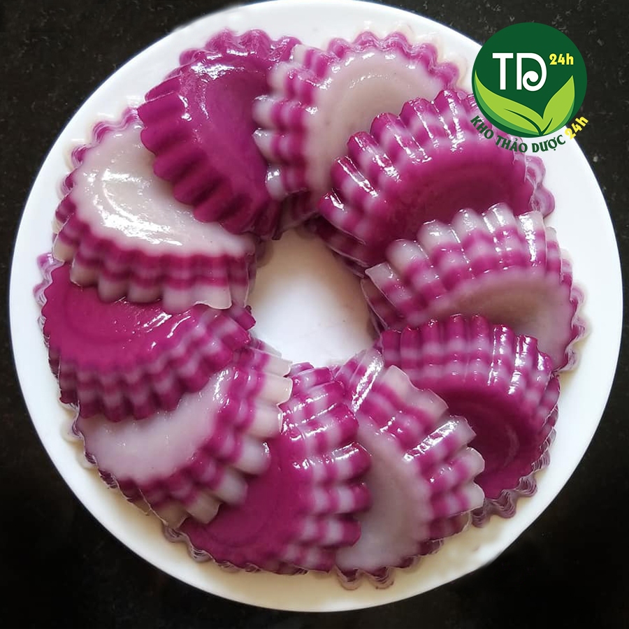 Bột lá cẩm tím 100% nguyên chất, tạo màu tím và mùi vị tự nhiên, nấu xôi, bánh, thạch, mứt, chè, rau câu, hàng công ty