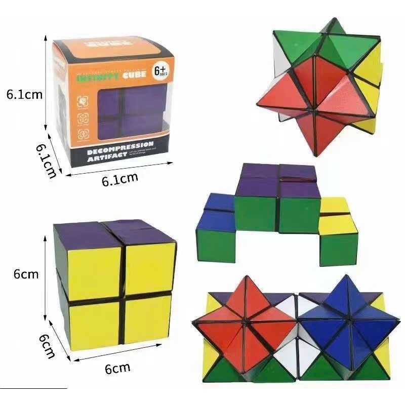 Rubik Magic Thay Đổi Hình Dạng Độc Đáo Cho Trẻ Em - Rubik magic 3D - người lớn hay trẻ con đều có thể chơi