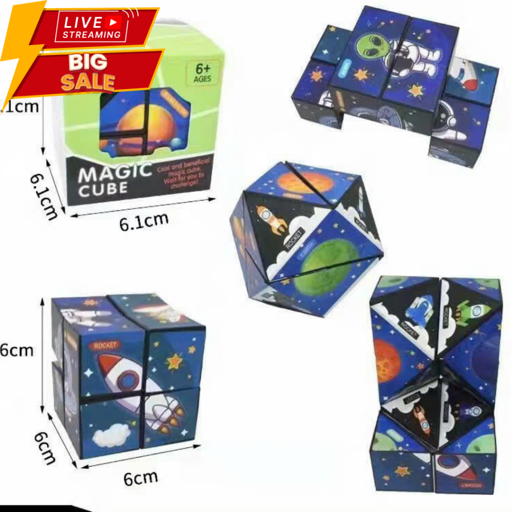 Rubik Magic Thay Đổi Hình Dạng Độc Đáo Cho Trẻ Em - rubik ma thuật từ tính - thiết kế sáng tạo độc đáo