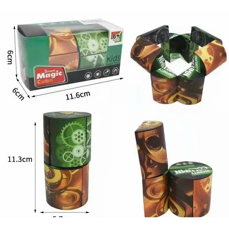 Rubik Magic Thay Đổi Hình Dạng Độc Đáo Cho Trẻ Em - rubik ma thuật từ tính - thiết kế sáng tạo độc đáo