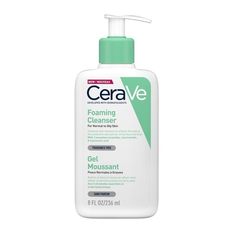 Sữa Rửa Mặt CeraVe SA Smoothing, Hydrating, Foaming Cleanser 236ml