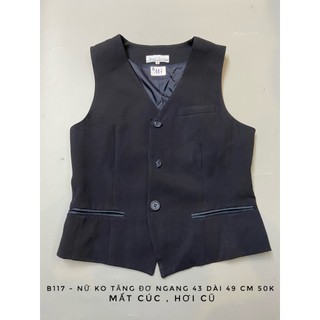 Áo gile / ghilet Vintage nhật 2hand hàng unisex nam nữ