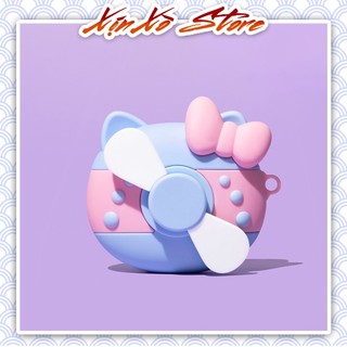 Ốp bảo vệ Airpod 2/3/Pro/Pro2 PHI THUYỀN NƠ HỒNG kèm móc khóa cao cấp - XỊN XÒ Store