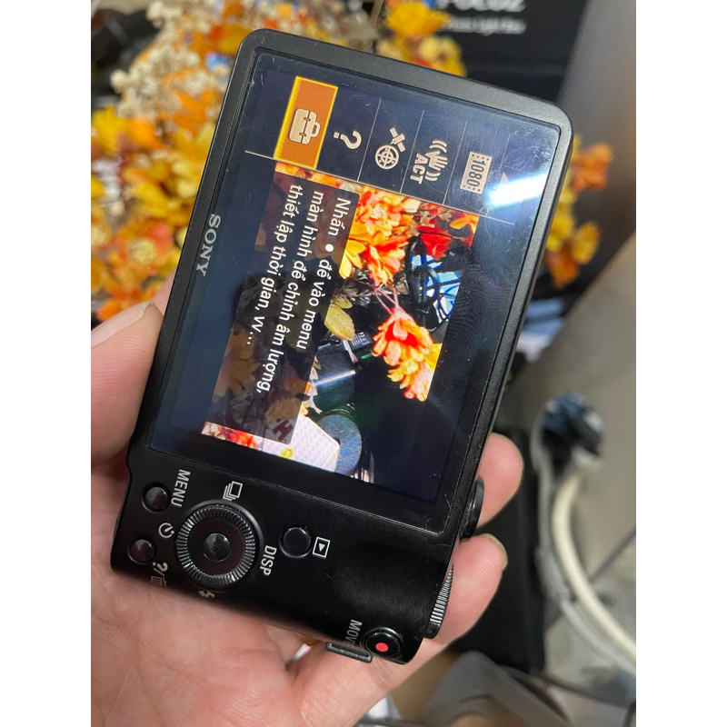 Máy ảnh Sony DSC HX7V có tiếng Việt