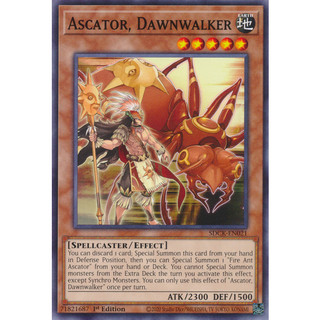 Ascator, dawnwalker - sdck-en021 - common 1st edition