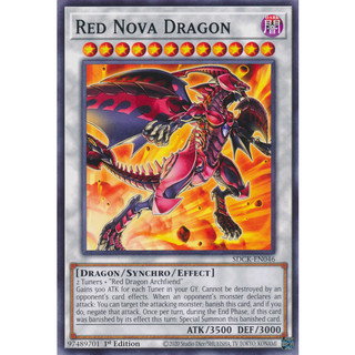 Red nova dragon - sdck-en046 - common 1st edition