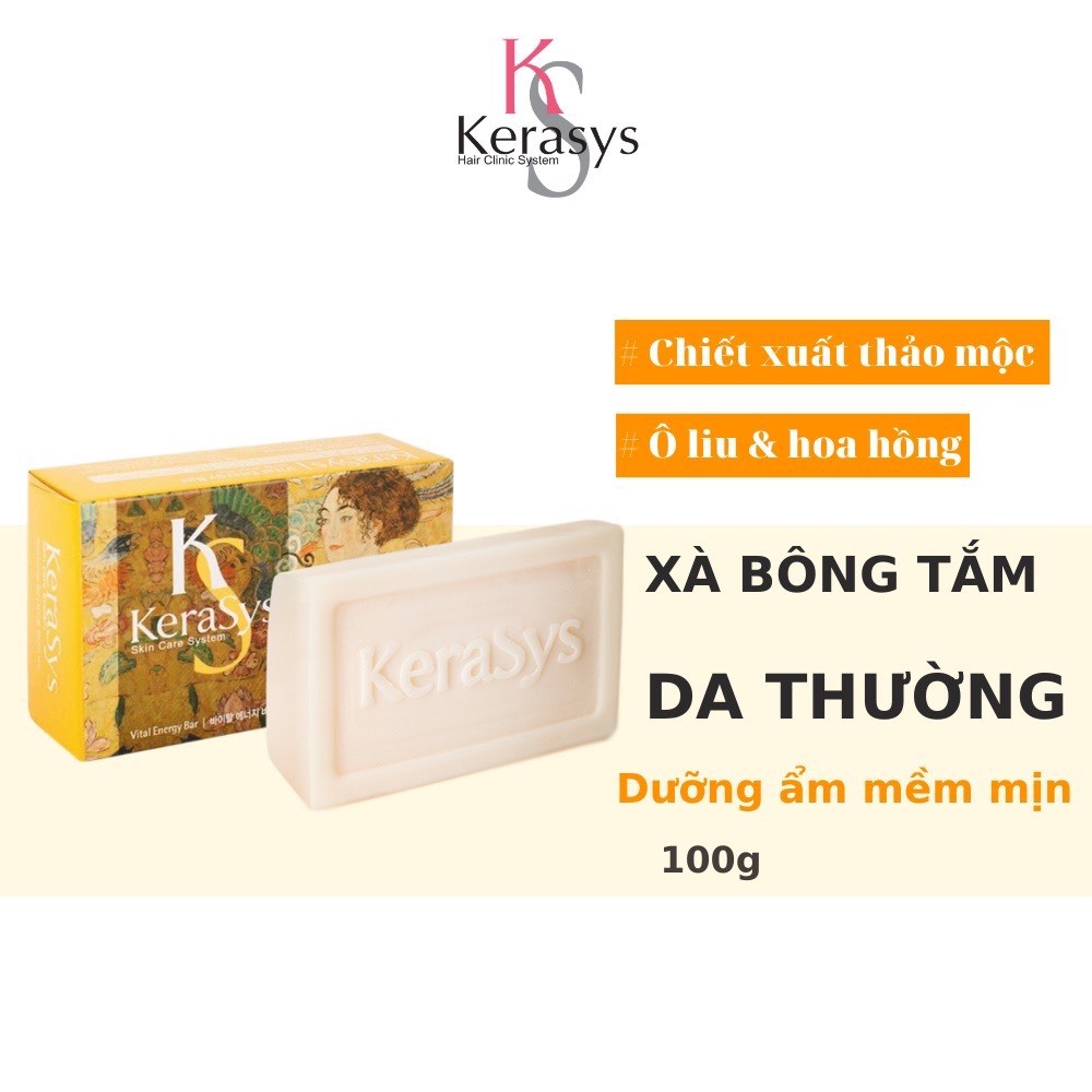 Xà bông tắm dưỡng da Kerasys Viatal Energy Bar 100g Hàn Quốc