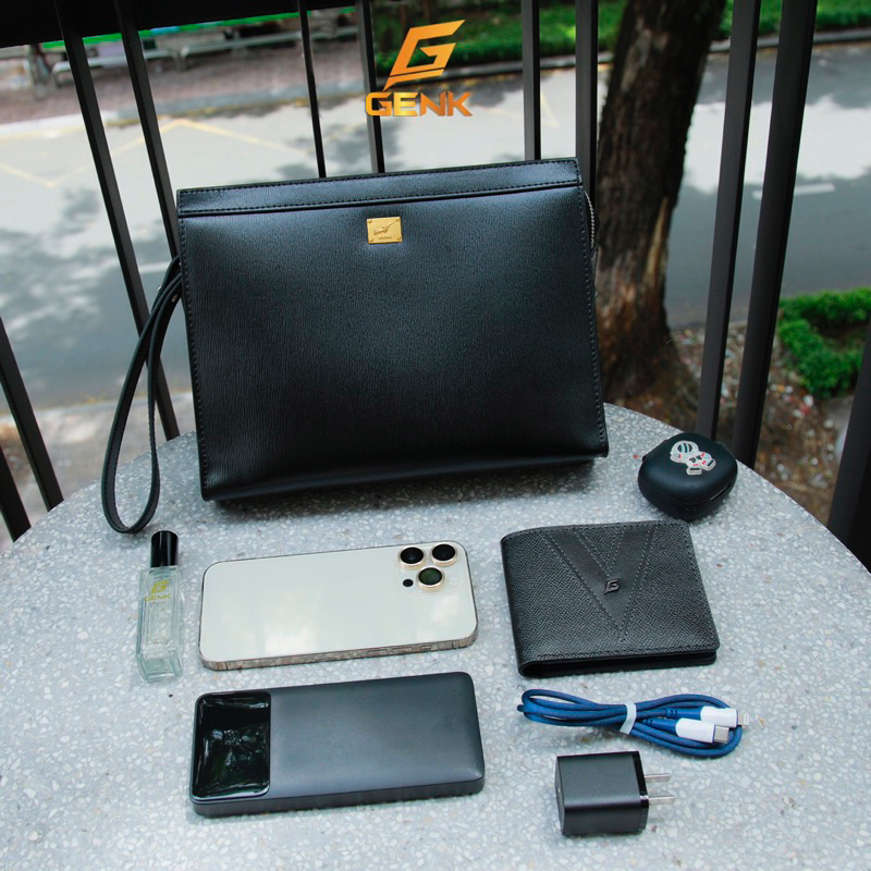 Ví Da Saffiano Nam Handmade Genk - GB26