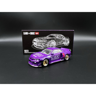 DiecastSG64 Xe Mô Hình Kaido House x MiniGT Nissan Skyline GT-R (R34) Kaido Works