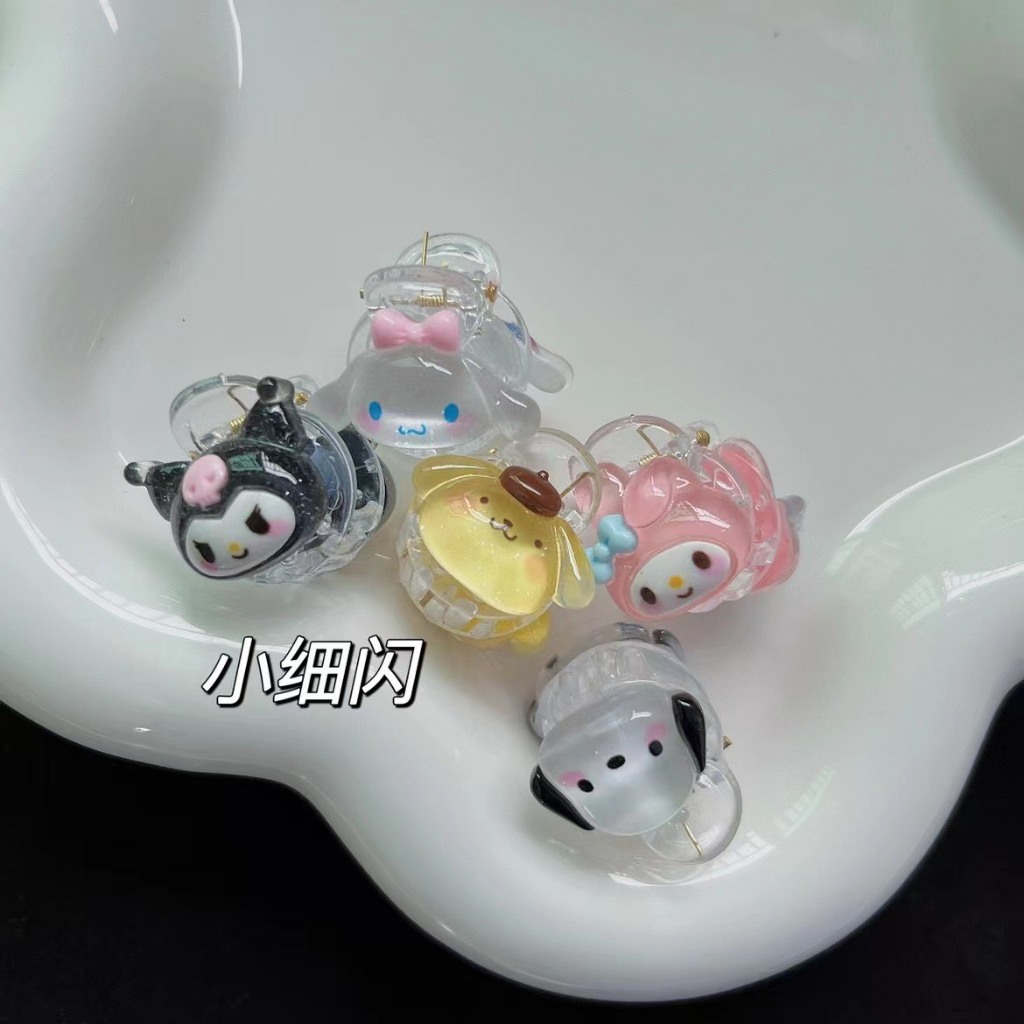 1 chiếc kẹp càng cua mini nhân vật hoạt hình dễ thương