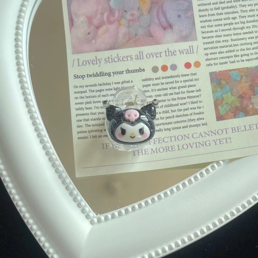 1 chiếc kẹp càng cua mini nhân vật hoạt hình dễ thương