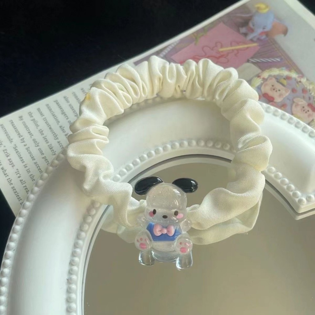 1 chiếc dây buộc tóc vải nhún nhân vật hoạt hình dễ thương