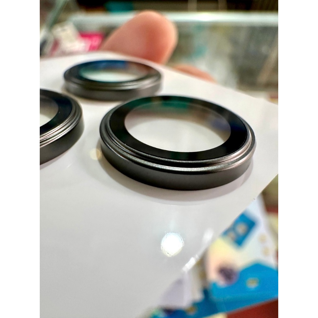Dán bảo vệ camera iphone 15 Pro/ 15 Pro Max thương hiệu Kuzoom chính hãng -Lens bảo vệ camera 2 tầng