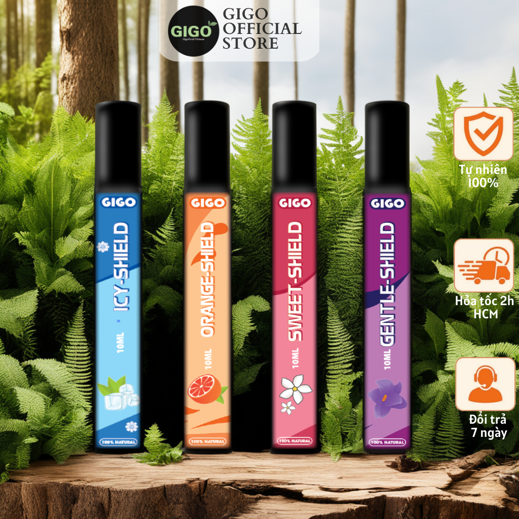 Travel Mist | Xịt chống muỗi, côn trùng cho người hay du lịch, công tác | GIGO | 4 mùi