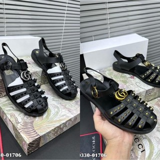 Dép rọ gắn đinh nam nữ g.u.c.c.i , dép dọ sandal gc quai hậu - đế êm- phong cách trẻ trung