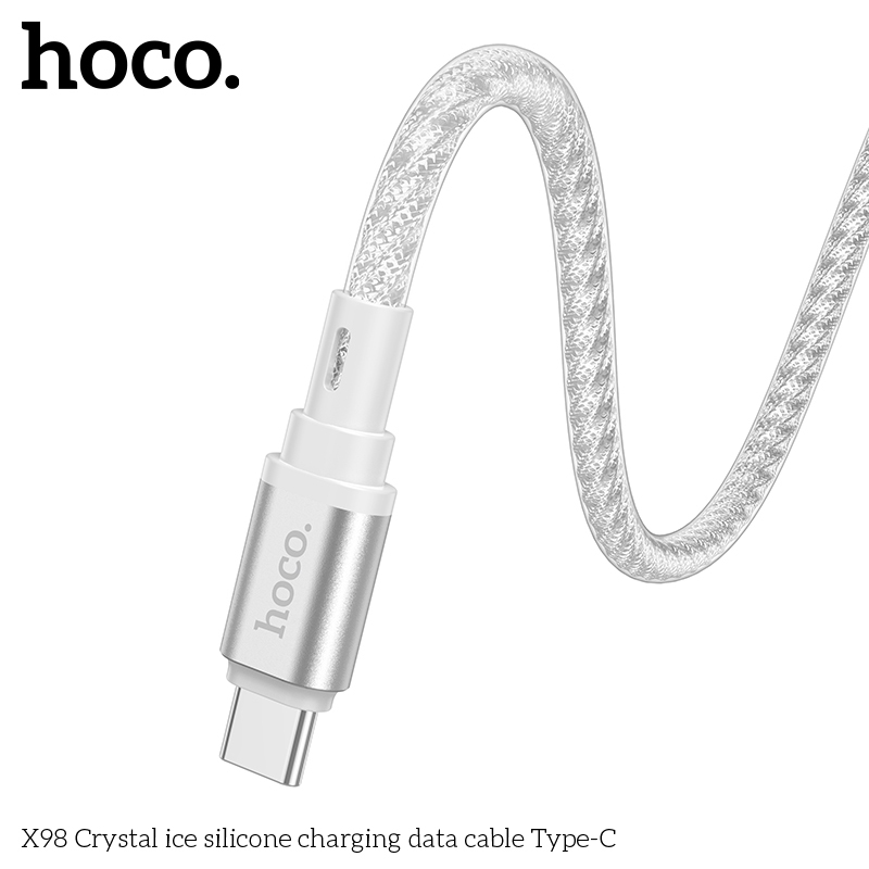 Cáp sạc nhanh Hoco X98 cổng LN / TypeC / MicroUSB / TypeC to LN 20W / TypeC to TypeC 60W dài 1M