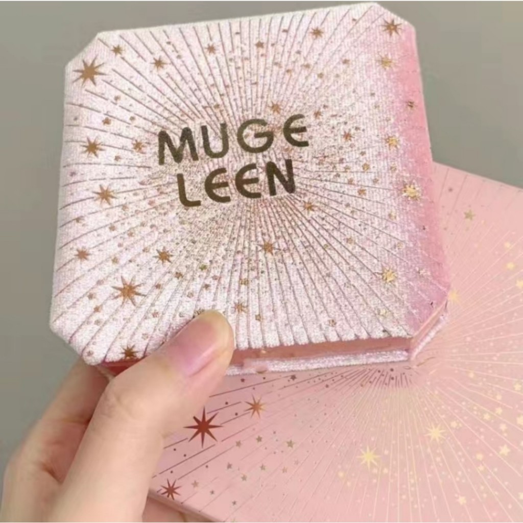 Bảng Phấn Bắt Sáng Highlight Mugeleen 4 Ô Màu Độ Bóng Cao Bắt Sáng Tốt