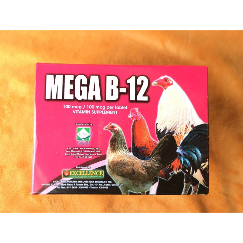 mega b12 Vitamin cho chiến kê