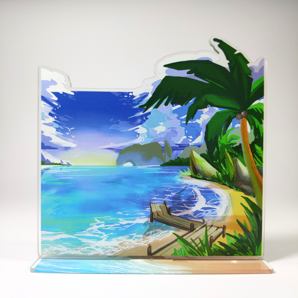 Mô Hình Standee Furry KAMUI Concept Summer 3 mảnh nhựa mica 4