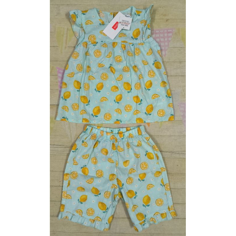 Bộ thô cotton mặc nhà bé gái Canifa