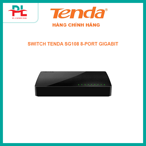 Switch Tenda SG108 8 port Gigabit (1.0Gbps) chính hãng - Hàng Chính Hãng