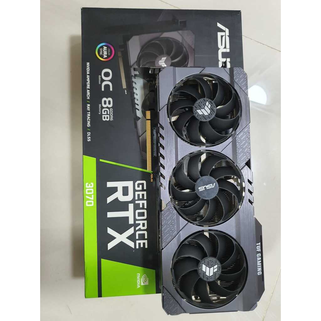 VGA Card màn hình ASUS TUF Gaming RTX 3070 8G OC - Bảo hành 1 Tháng