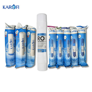Bộ 9 lõi lọc nước Karofi cho máy M-i129/H công suất 20l/h với bộ 123 màng RO 100 Hàn 56789